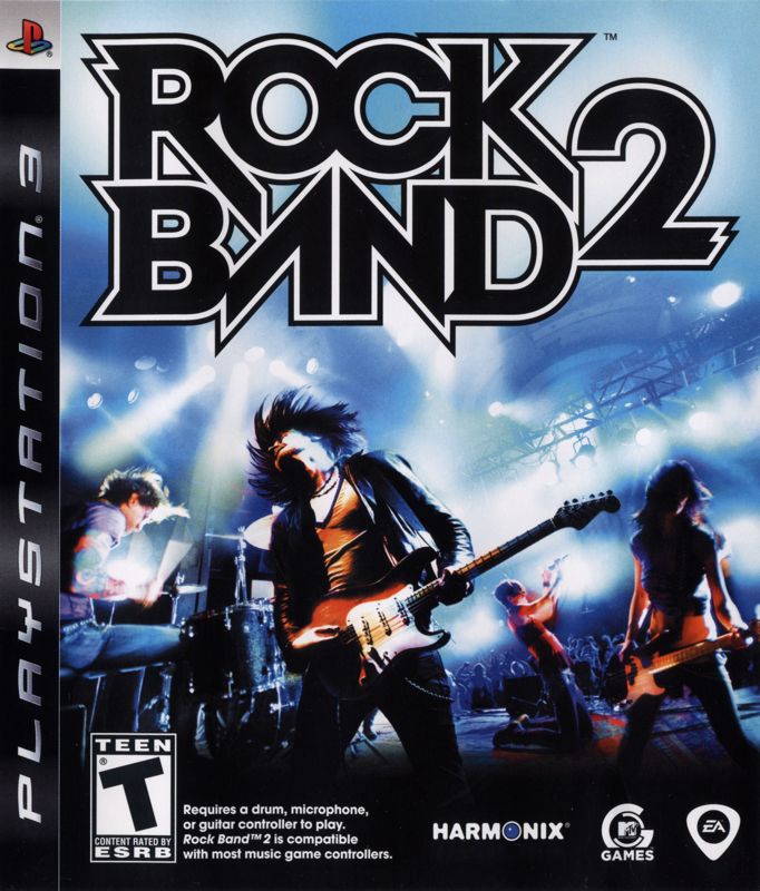 Rock Band 2 box art for Playstation 3